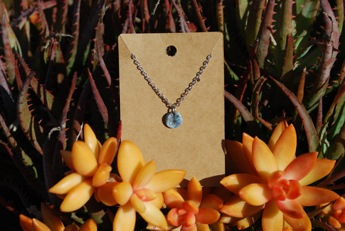 Engraved Round Necklace